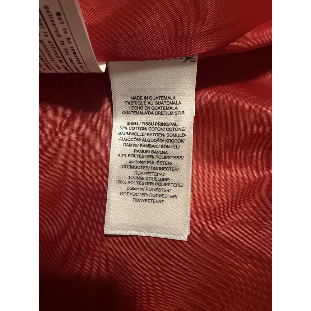Ralph Lauren Black Label Women's Red Belted Double Breasted Trench Coat Luxury - Picture 13 of 13